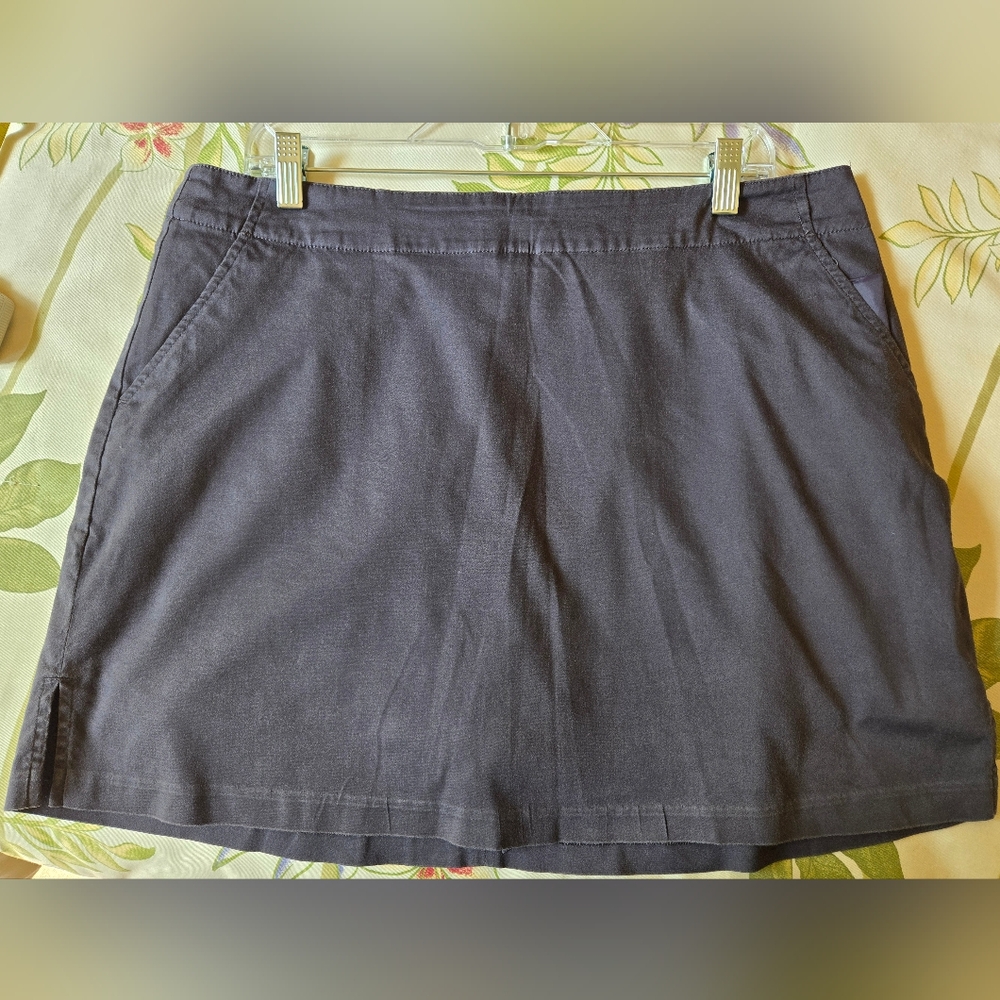 Women's Lady Hagen High Waist Charcoal Gray Golf Skort Size 14